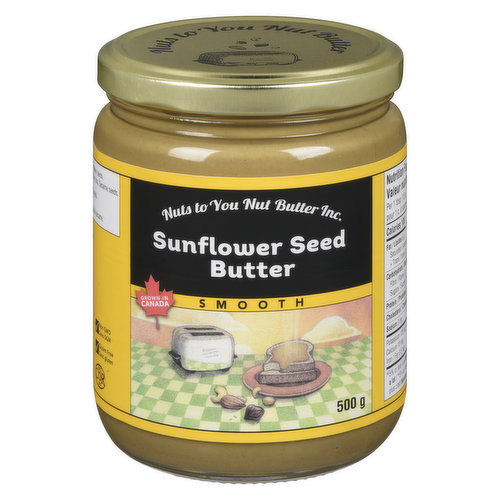 Nuts to You - Sunflower Seed Butter - Smooth