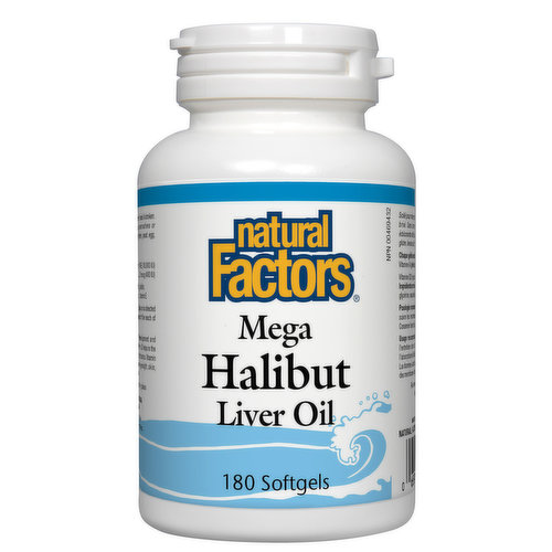 Natural Factors - Mega Halibut Liver Oil