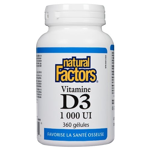 Natural Factors - Vitamin D3 1000IU