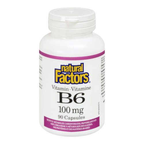 Natural Factors - Vitamin B6 100mg