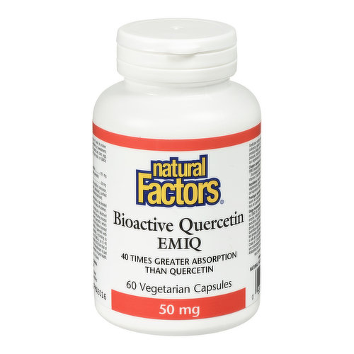 Natural Factors - Bioactive Quercetin EMIQ 50mg