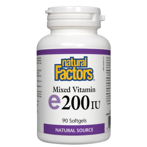 Natural Factors - E 200IU Mixed