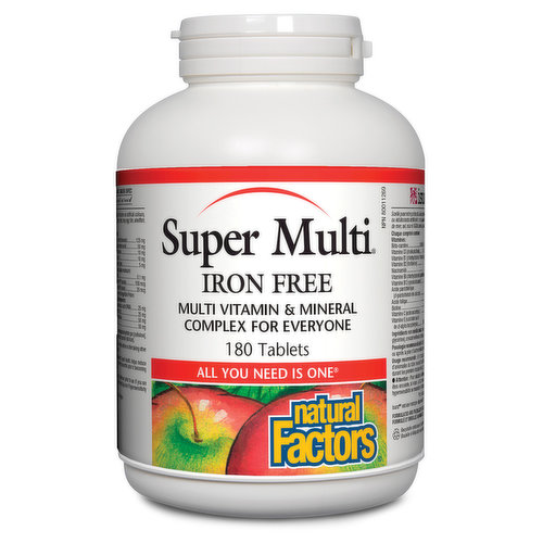 Natural Factors - Super Multi Iron Free