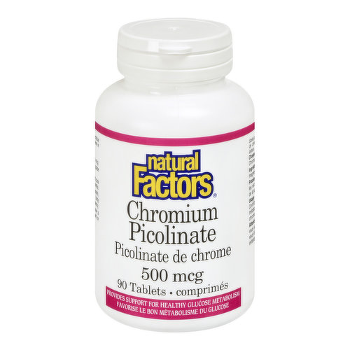 Natural Factors - Chromium Picolinate 500MCG