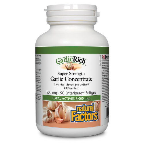 Natural Factors - GarlicRich Garlic Concentrate Super Strength 500mg