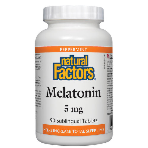 Natural Factors - Melatonin 5mg Sublingual