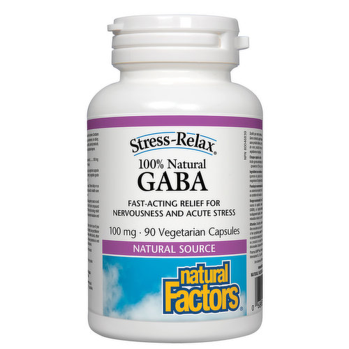 Natural Factors - Stress Relax Gaba 100mg