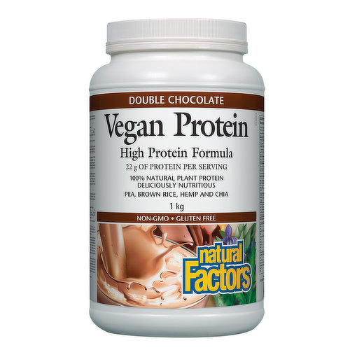 Natural Factors - High Protein Formula Plant Based Chocolate