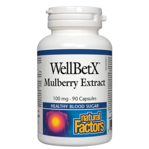 Natural Factors - WellBetX Mulberry Extract 100mg