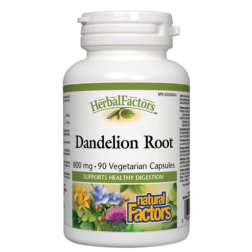Natural Factors - HerbalFactors Dandelion Root 800mg