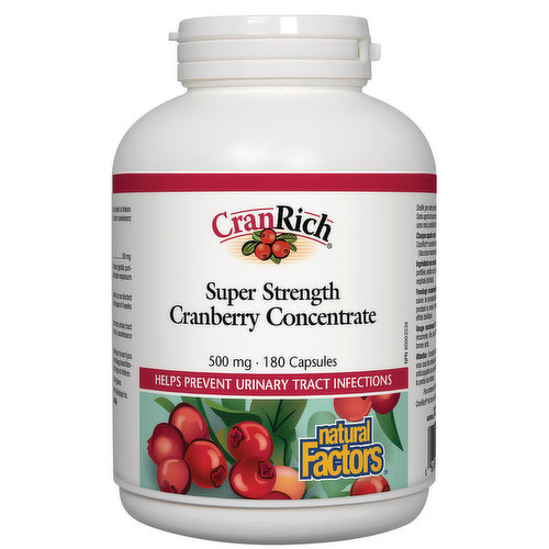 Natural Factors - CranRich Cranberry Concentrate Super Strength