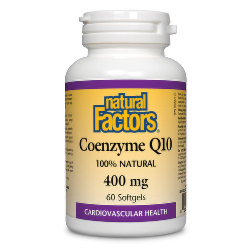 Natural Factors - Coenzyme Q10 400mg
