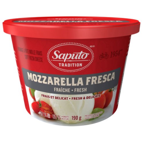 A fresh, soft cheese with a creamy, delicate white texture and milky flavor that pairs well with your favorite Italian dishes. No added preservatives.