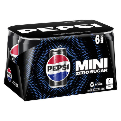 Pepsi - Mini Cans - Zero Sugar