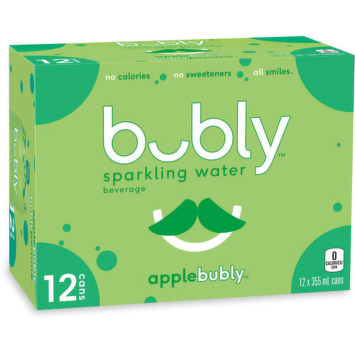 Bubly - Sparkling Water Beverage, Apple