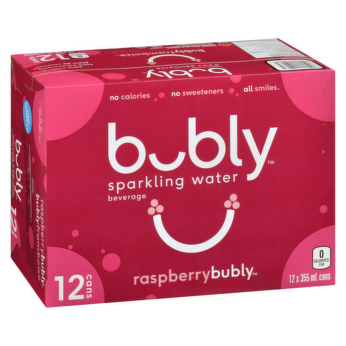 Bubly - Sparkling Water, Raspberrybubly