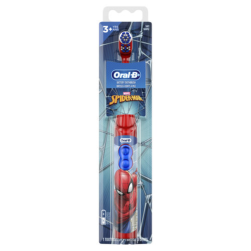 Oral B - Kids Spiderman Battery Toothbrush