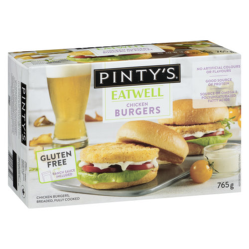 Pintys - Eatwell Chicken Burgers