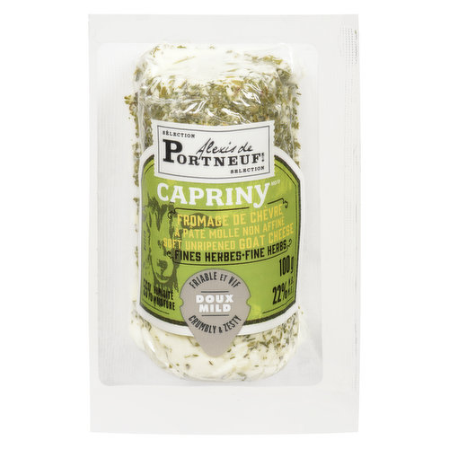 Alexis de PORTNEUF - Capriny Goat Cheese -  Herb