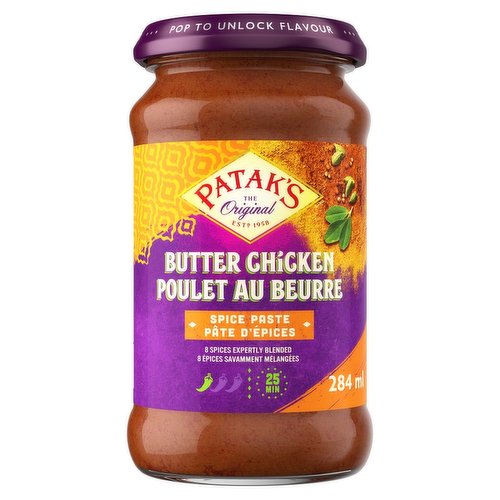 Butter Chicken Spice Paste is a delicate blend of freshly ground authentic spices, providing a delicious base for an authentic Indian Butter Chicken curry dish.