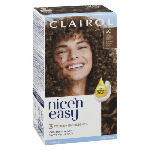 Clairol - Nice n Easy - 5 Medium Golden Brown