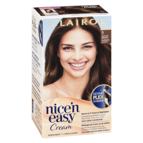 Clairol - Nice n Easy - 5 Medium Brown