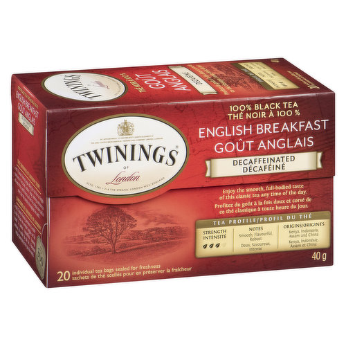 Twinings - English Breakfast Decaffeinated Tea