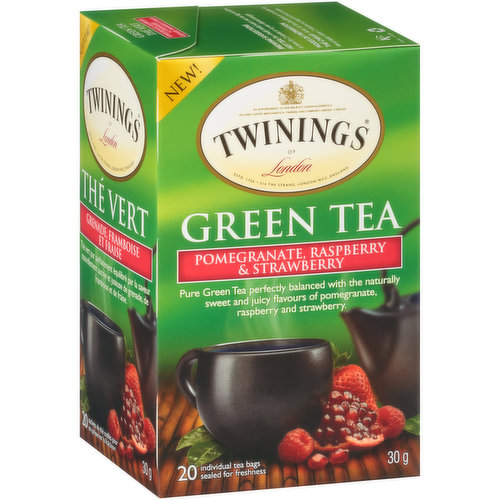 Twinings - Green Tea - Pomegranate, Raspberry & Strawberry