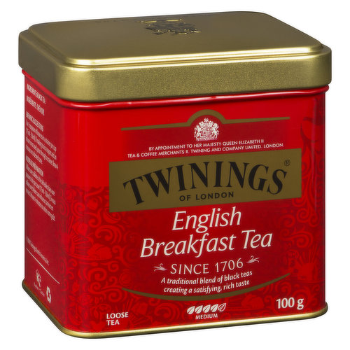 French Breakfast Tea Tin