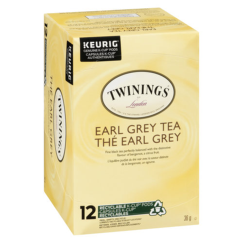 Twinings - Tea K-Cups Earl Grey - Save-On-Foods