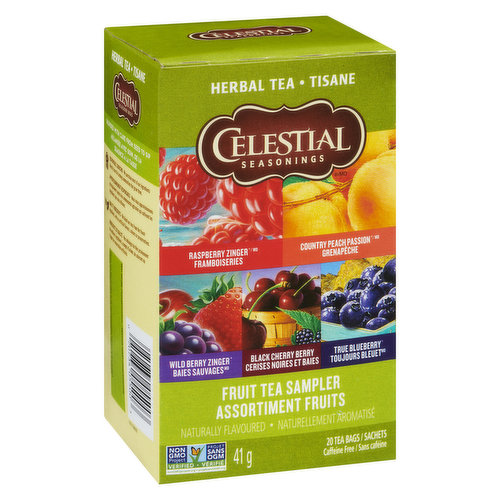 Celestial Seasonings - Herbal Tea - Fruit Sampler