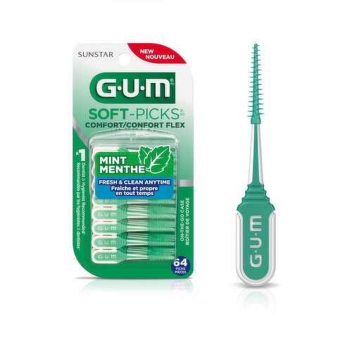 Features include 76 soft rubber bristles for a comfortable, clean, wide grip & a flex zone for increased mobility, a refreshing mint flavour, & a convenient on-the-go case. Dentist recommended.
