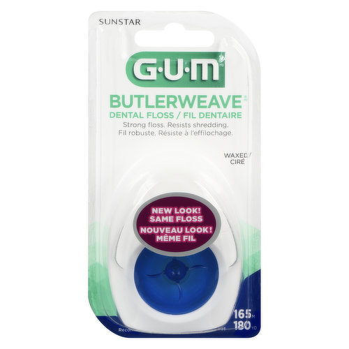 GUM - Butlerweave Waxed Floss 165m