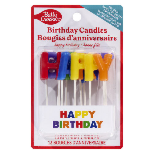 Betty Crocker - Happy Birthday Candles