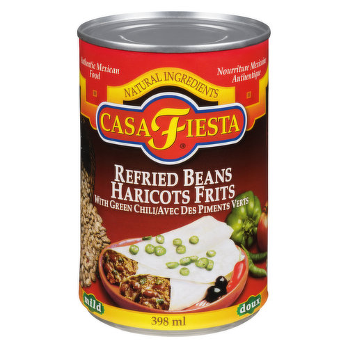 Casa Fiesta - Refried Beans with Green Chili