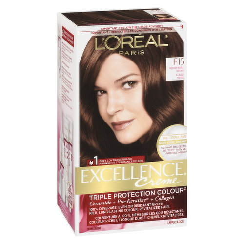 L'Oreal - Excellence Creme - Medium Maple Brown