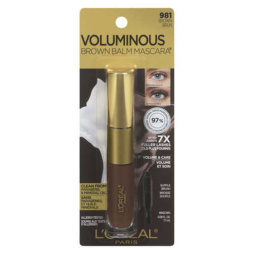 L'Oreal - Noir Balm Volumizing Mascara Brown