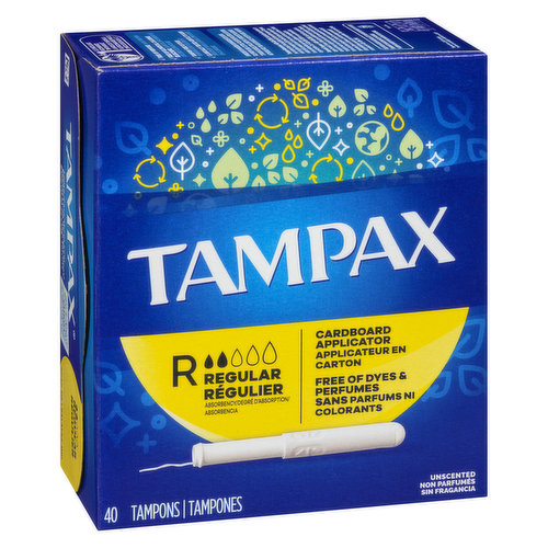 Tampax - Tampons Regular Unscented - Save-On-Foods