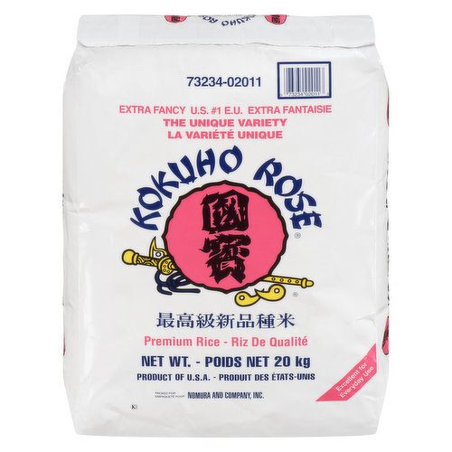 KOKUHO - Kokuho Rose Unique Med Grain Sticky R