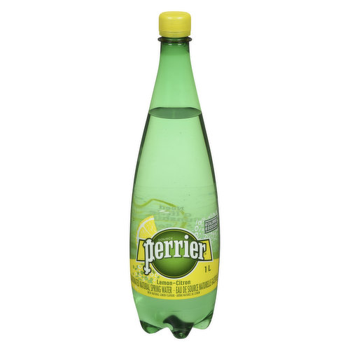 Perrier - Lemon Natural Carbonated Spring Water