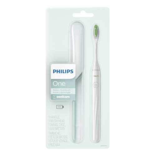 Phillips - PhilipsOne Battery Powered Toothbrush Mint