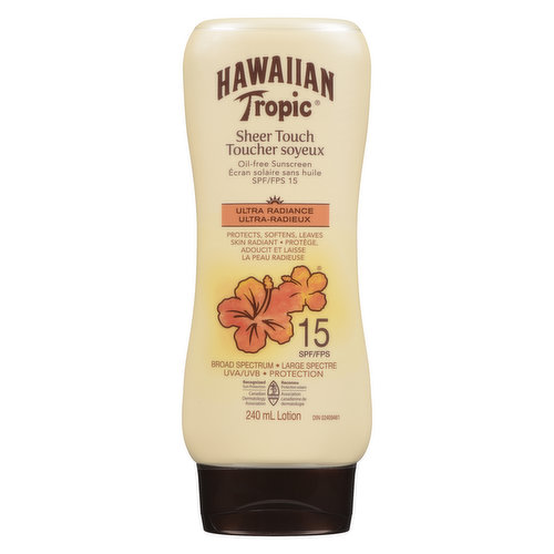 Hawaiian Tropic - Sheer Touch Oil Free Sunscreen SPF 15