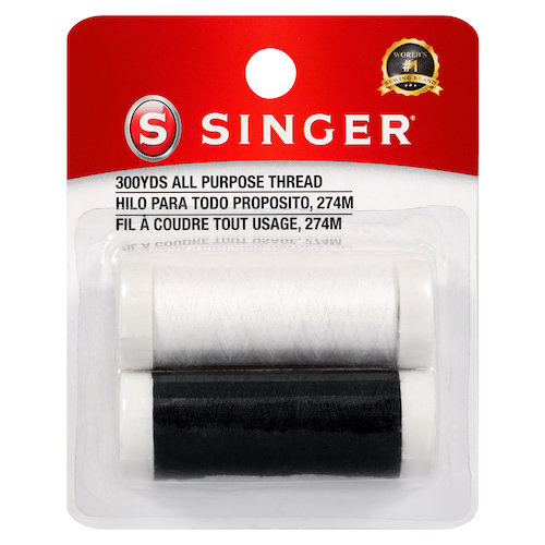 Singer - Black and White All Purpose Thread