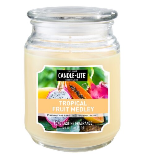 Candle-Lite - Tropical Fruit Medley Candle Jar