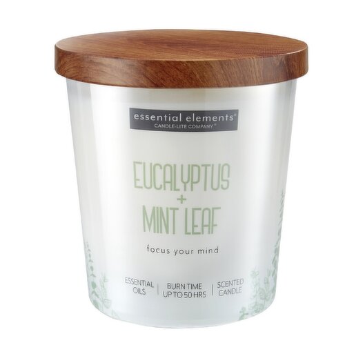 Candle-Lite - Eucalyptus & Mint Leaf Candle Jar