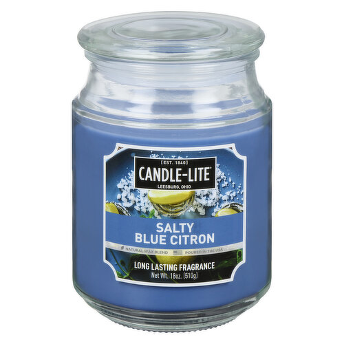 Candle-Lite - CndlLt Salty Blue Citron 18 oz Candl