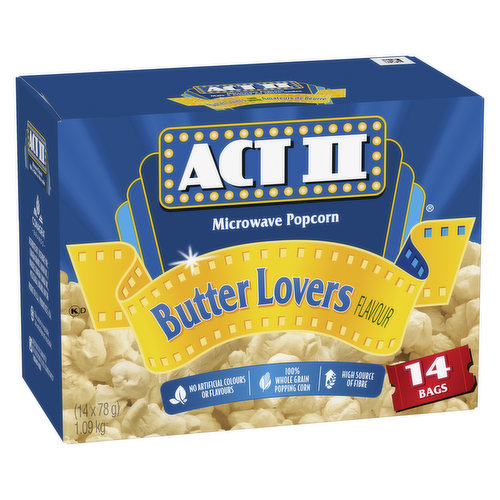 ACT II - Microwave Popcorn Butter Lovers Flavour