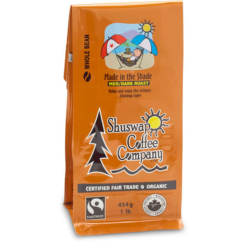 Shuswap Coffee Company - Made In The Shade - Medium/Dark Roast