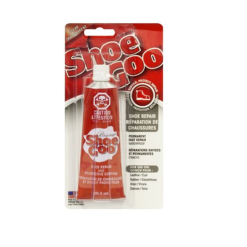 Shoegoo Combo Adhesive, 2 Pack (1 Clear, 1 Black), Clear/Black : :  Office Products