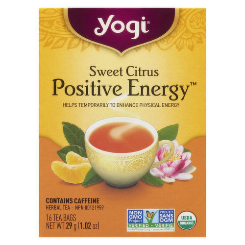 Yogi Tea - Sweet Citrus Positive Energy Tea